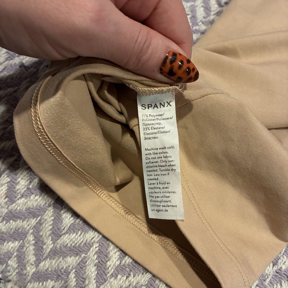 Size Small Beige Nude Tone Slip Dress Body Shaper Light EUC - Picture 8 of 10